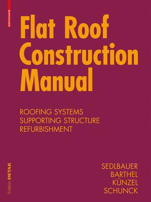 cover image of Flat Roof Construction Manual